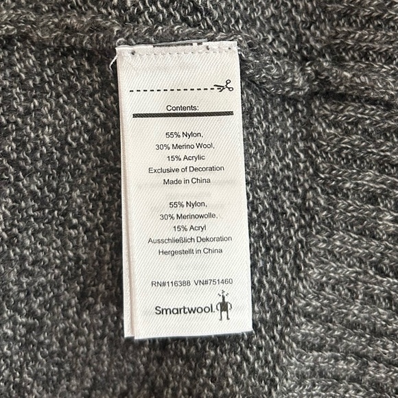 Smartwool Men's Sparwood Half Zip Merino Wool Sweater Gray Heather | Size S - Picture 8 of 9